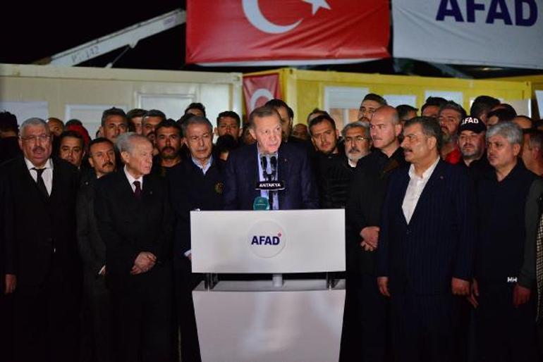 Cumhurbaşkanı Erdoğan, Hatayda