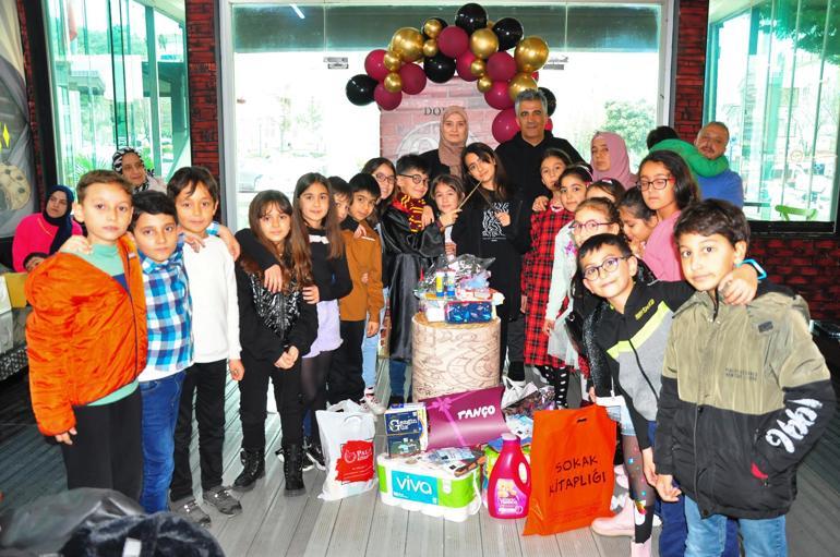 İlkokullu Doruk, doğum günü hediyelerini depremzede çocuklara bağışladı