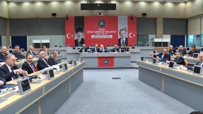 Marmara Bölgesi Seçim Güvenlik Toplantısı gerçekleştirildi