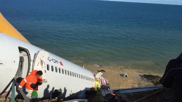 Pistten çıkan uçağın ikinci pilotu: Sağ motor geri itiş sisteminde arıza mevcuttu