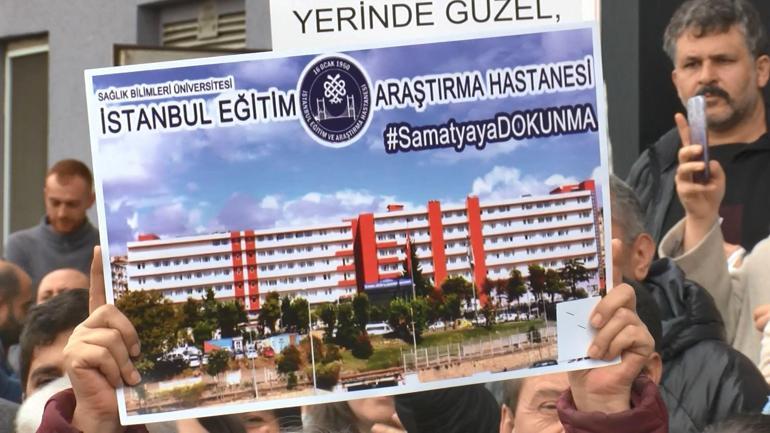 İstanbul Eğitim Araştırma Hastanesi çalışanları: Samatyada kalmak istiyoruz