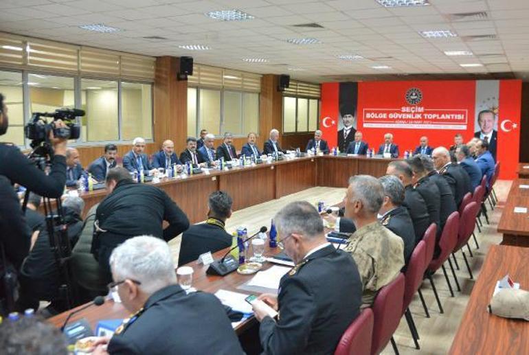 Adanada Seçim Bölge Güvenlik Toplantısı yapıldı