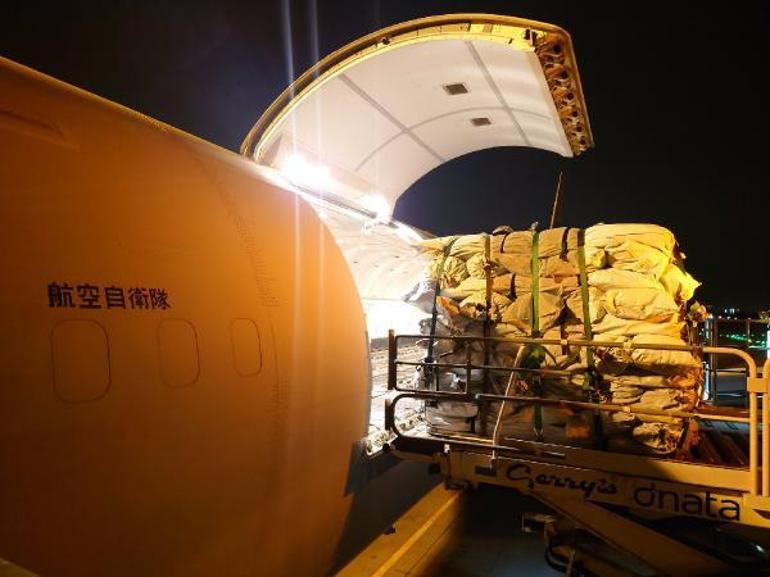 NATO koordinasyonuyla Japonya’dan çadır yardımı