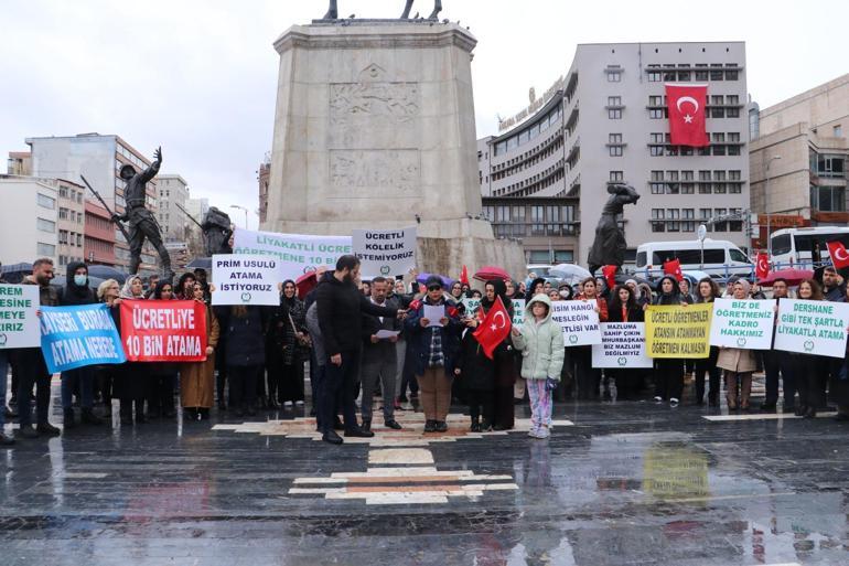 Ücretli öğretmenlerden kadro talebi: Deprem bölgesinde çalışmaya hazırız