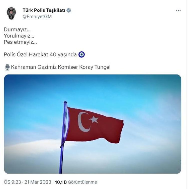 EGMden, Polis Özel Harekatın 40ıncı kuruluş yıldönümüne özel video