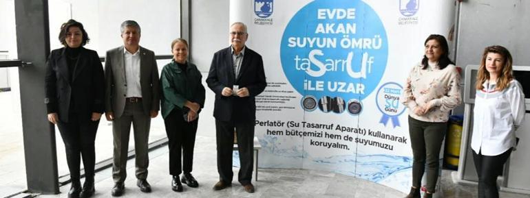 Çanakkalede su tasarruf aparatı dağıtımına başlandı