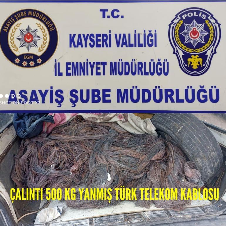 Kayseride hırsızlık operasyonunda 23 tutuklama