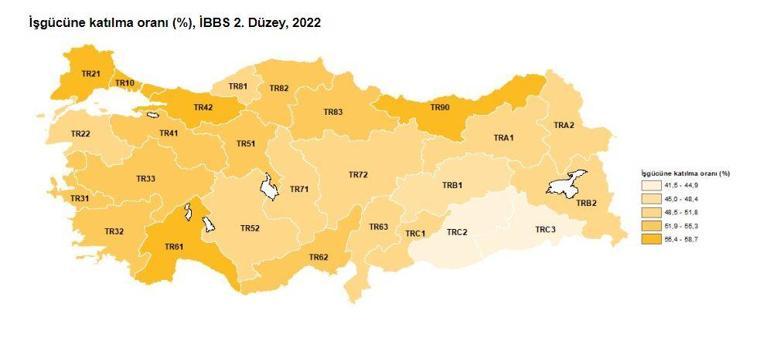 TÜİK: 2022 yılı işsizlik oranı yüzde 10,4