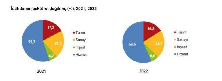 TÜİK: 2022 yılı işsizlik oranı yüzde 10,4