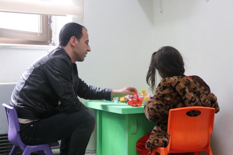 Diyarbakırda açılan Afet ve Deprem Polikliniğinde 400 çocuğa hizmet verildi