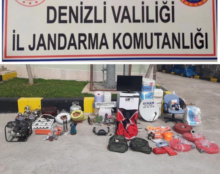 Yangın söndürme hortumu ve su motoru hırsızlığına 2 tutuklama