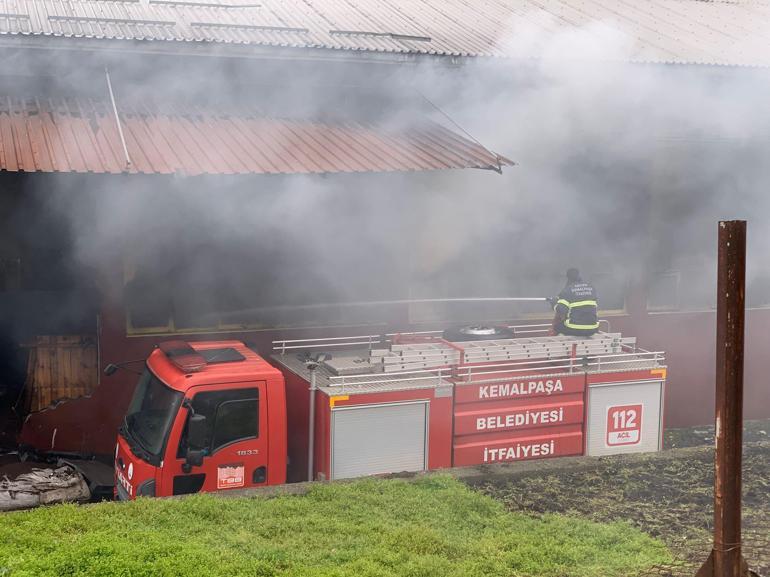 Çay fabrikasındaki yangın kontrol altına alındı