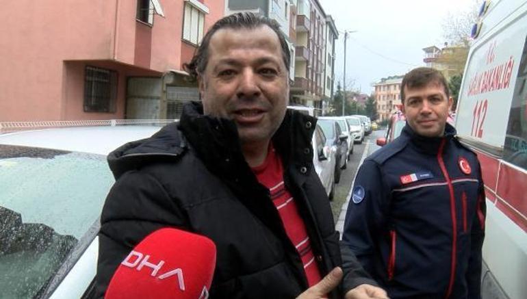 Ümraniyede 5 katlı binada yangın