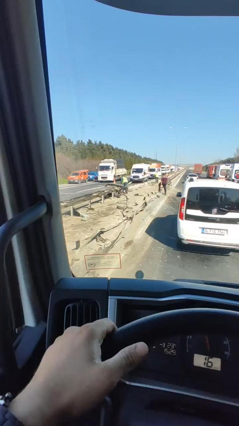 TEM Silivride kaza: 6 ölü, 3 yaralı