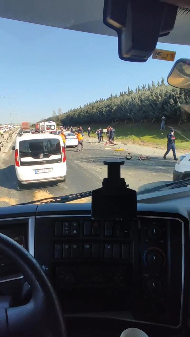 TEM Silivride kaza: 6 ölü, 3 yaralı