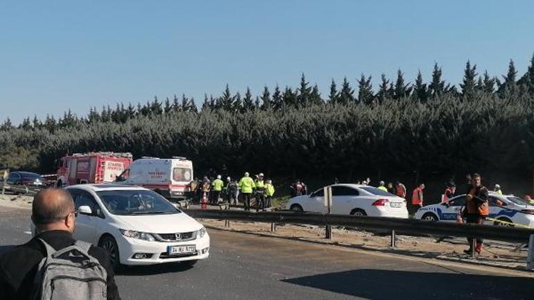 TEM Silivride kaza: 6 ölü, 3 yaralı