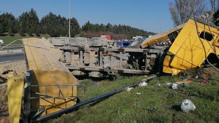 TEM Silivride kaza: 6 ölü, 3 yaralı