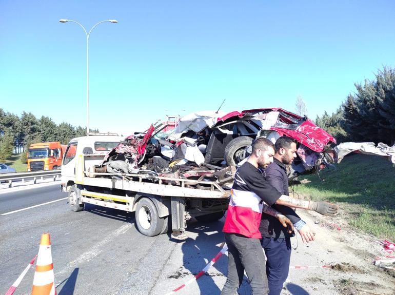 TEM Silivride kaza: 6 ölü, 3 yaralı