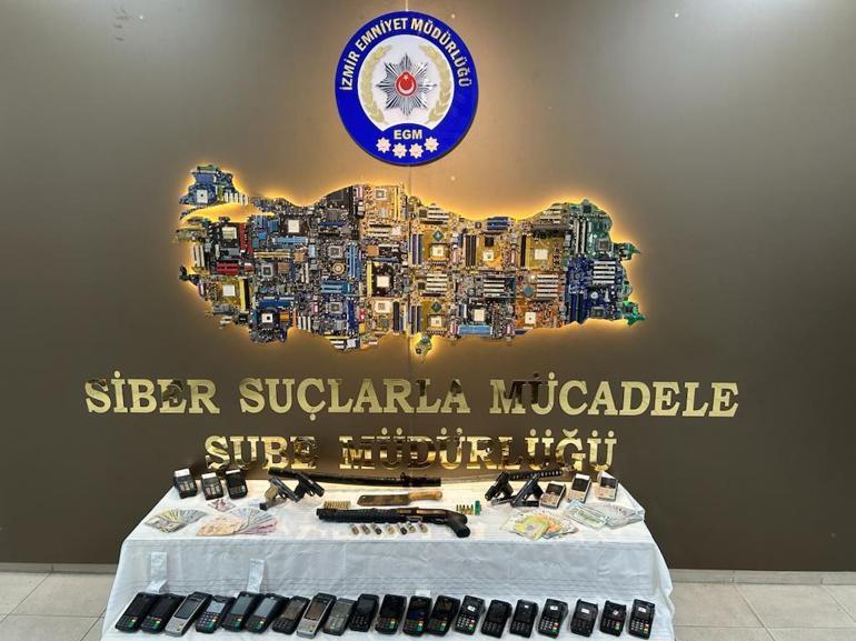İzmirde kredi kartı dolandırıcılığına Gün Batımı operasyonunda 24 gözaltı