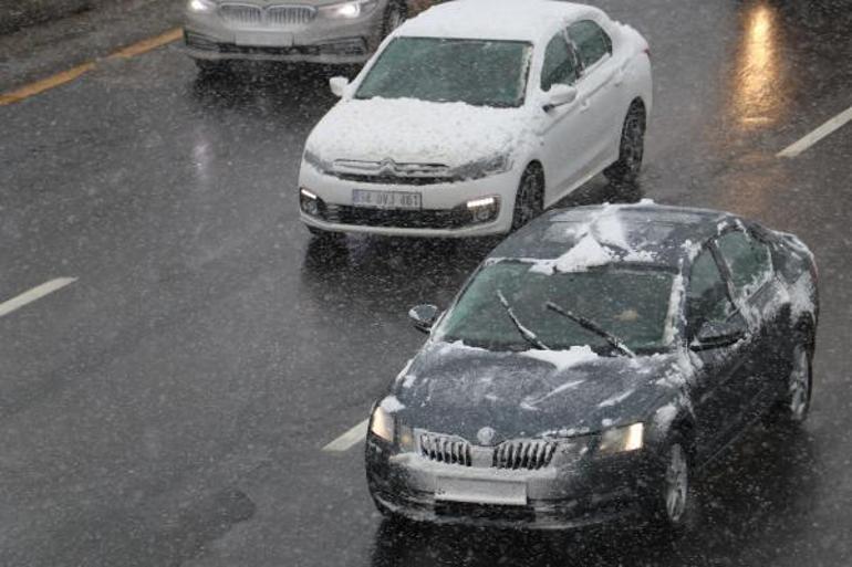 Ankarada kar yağışı etkili oldu