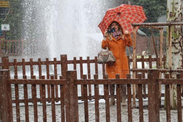 Ankarada kar yağışı etkili oldu