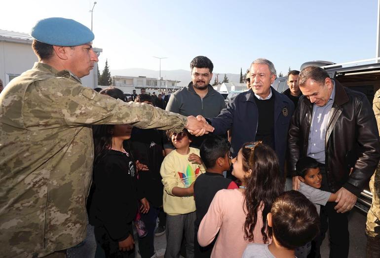 Bakan Akar, Hatayda Yunanistan Savunma Bakanı ile bir araya geldi