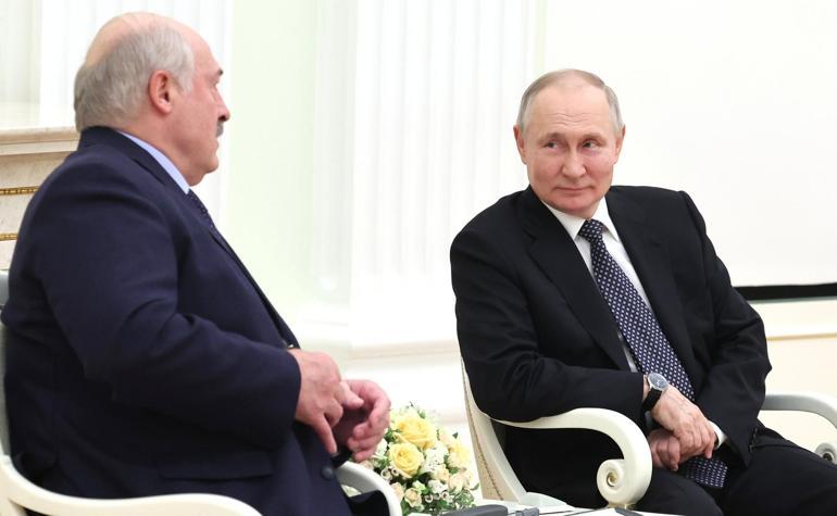 Putin ve Lukaşenko, Moskova’da görüştü