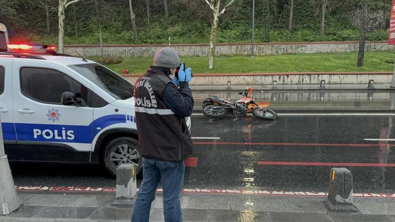 Üsküdarda İETT otobüsüne çarpan motosikletli hayatını kaybetti