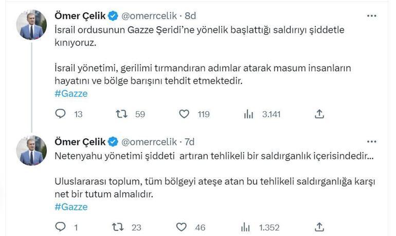 AK Partili Çelik: Uluslararası toplum, İsraile karşı net bir tutum almalı