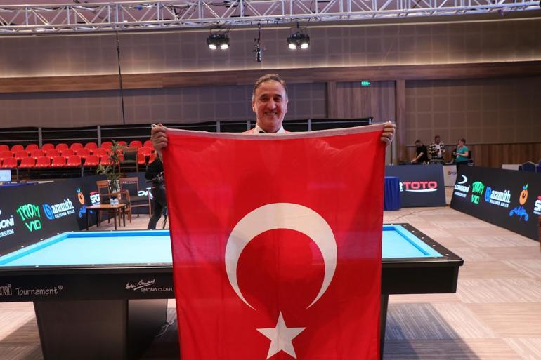 Avrupa Bilardo Şampiyonası’nda 2’nci altın madalya Hacı Arap Yaman’dan geldi