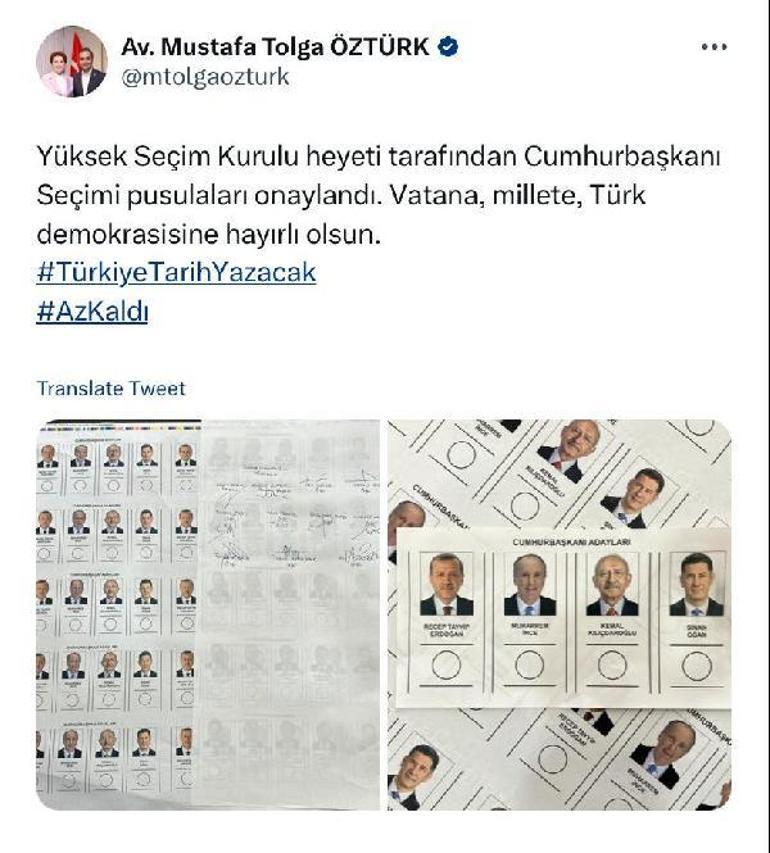 Cumhurbaşkanlığı seçimi oy pusulalarının basımı başladı