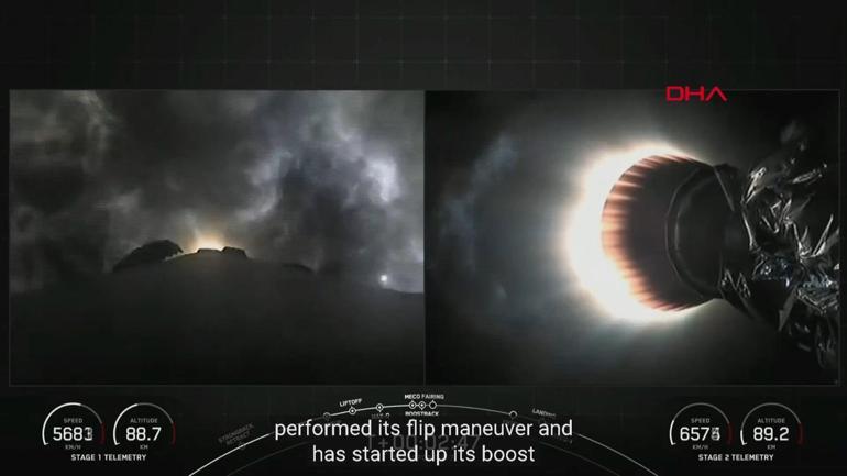 Yerli gözlem uydusu İMECE uzaya fırlatıldı; ilk sinyal alındı