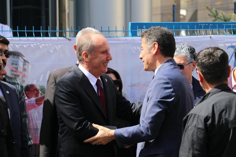 Sinan Oğandan Muharrem İnceye seçim güvenliği ziyareti