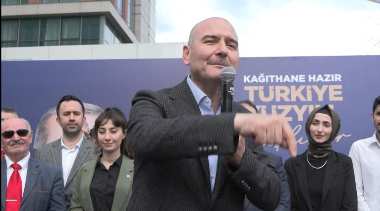 İçişleri Bakanı Soylu AK Parti Kağıthane Seçim Koordinasyon Merkezinin açılışını yaptı