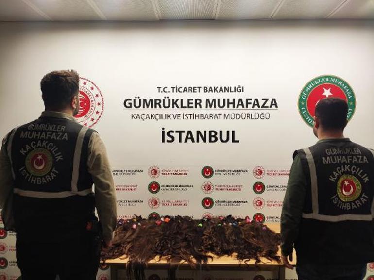 Sabiha Gökçen Havalimanında valizden 15 kilogram saç çıktı