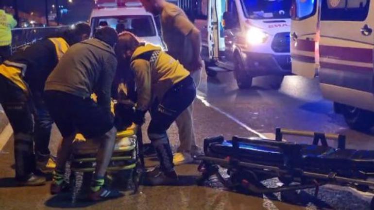 Şişli D-100 Karayolunda motosiklet kazası: 2 yaralı