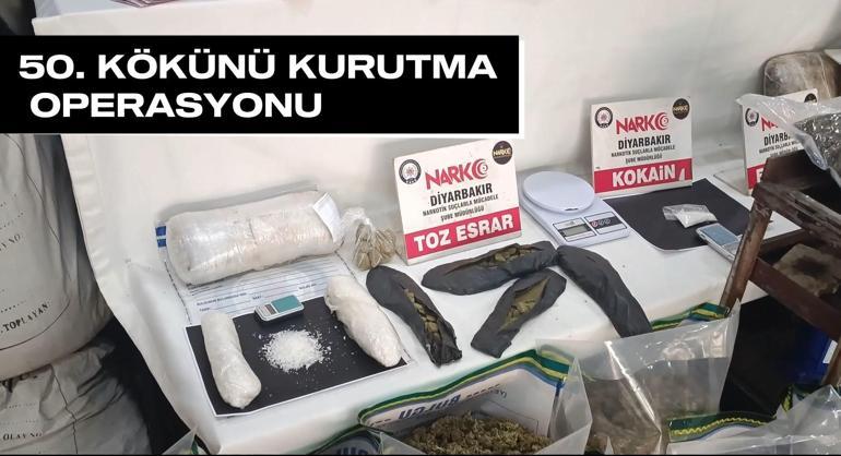 Diyarbakırdaki Kökünü Kurutma Operasyonunda 133 kişi tutuklandı