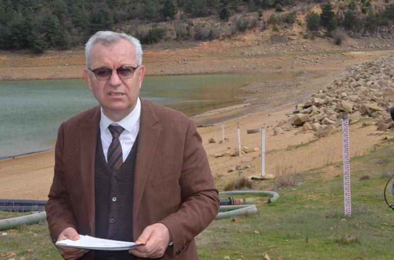 Keşan’daki Kadıköy Barajı’nda su seviyesi kritik noktaya ulaştı