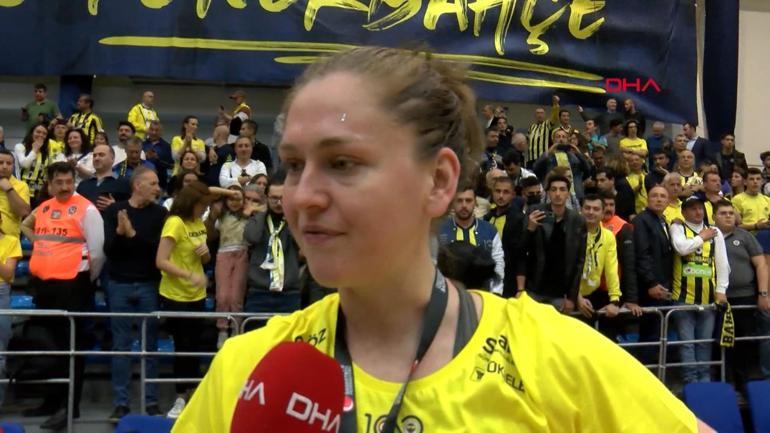 Fenerbahçeli oyuncular, şampiyonluğun ardından DHA’ya konuştu