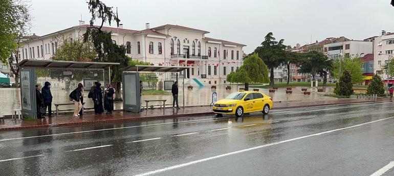 Tekirdağda sağanak