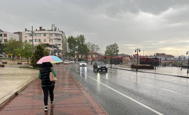 Tekirdağda sağanak