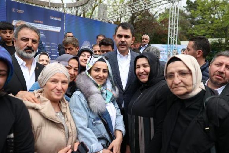 Bakan Kurum: Kartalda hiç kimse riskli evlerde yaşamayacak