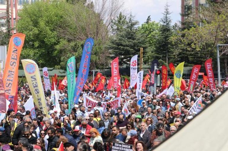 Ankarada 1 Mayıs coşkusu