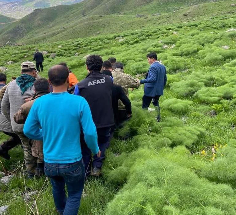 Ot toplarken 100 metreden kayalıklara düşen emekli güvenlik korucusu öldü