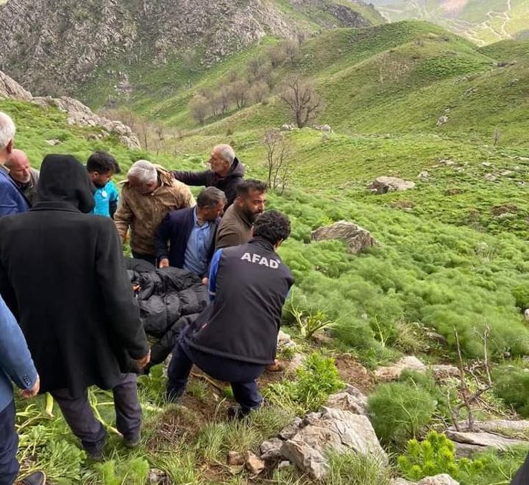 Ot toplarken 100 metreden kayalıklara düşen emekli güvenlik korucusu öldü