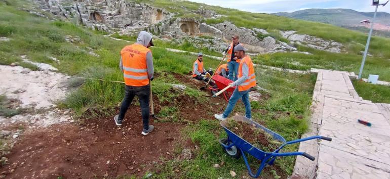 Deprem sonrası Perre Antik Kentinde kazı çalışmaları yeniden başladı