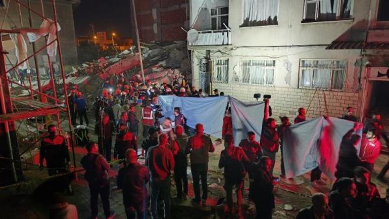 Malatyada ağır hasarlı bina çöktü: 1 ölü