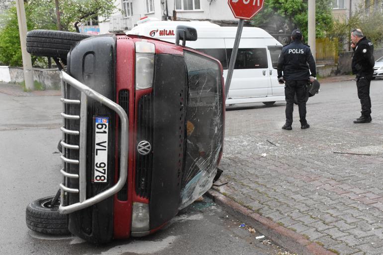 Minibüsler çarpıştı; 5 yaralı