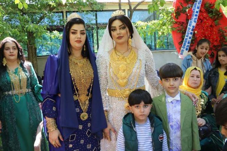 Hakkaride İranlı geline 2,5 kilo altın, damada 5 milyon lira takıldı