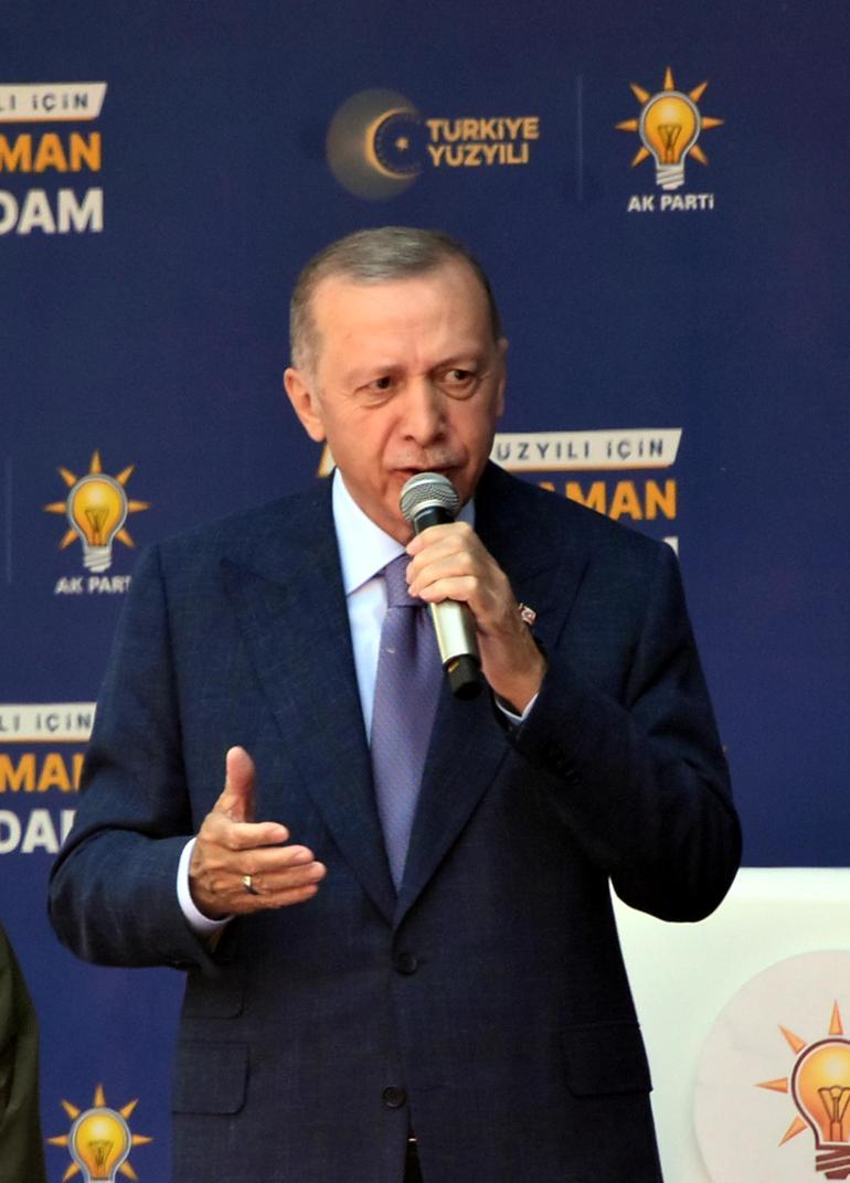 Erdoğan: Biz bu CHPye, PKKya ülkemizi, vatanımızı böldürtmeyiz